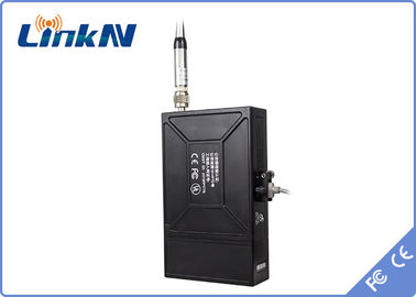 Manpack Video Transmitter COFDM HDMI &amp; CVBS ความปลอดภัยสูง AES256 การเข้ารหัส Latency ต่ำ ใช้พลังงานจากแบตเตอรี่
