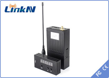 Spy HD Video Transmitter 1km NLOS COFDM ความล่าช้าต่ำ H.264 ความปลอดภัยสูง AES256 การเข้ารหัส 200-2700MHz