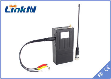 1.5km Spy Video Transmitter สำหรับตำรวจทหาร COFDM ความล่าช้าต่ำ H.264 ความปลอดภัยสูง AES256 Encryption Battery Powered