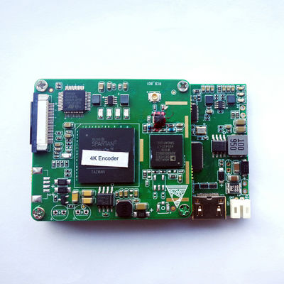 COFDM เครื่องส่งวิดีโอ โมดูล OEM 1080p FHD HDMI &amp; CVBS Inputs AES256 การเข้ารหัส