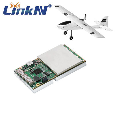 15km UAV Video Data Link โมดูล IP 4W กำลัง AES256 เข้ารหัส 350MHz-4GHz