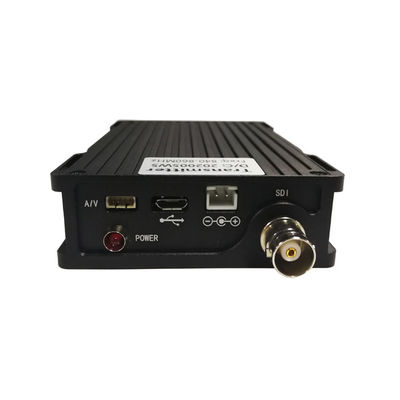 ลิงค์วิดีโอ UAV ระยะไกล SDI CVBS COFDM Tx &amp; Rx Kit การรับความหลากหลายของเสาอากาศคู่ การเข้ารหัส AES256