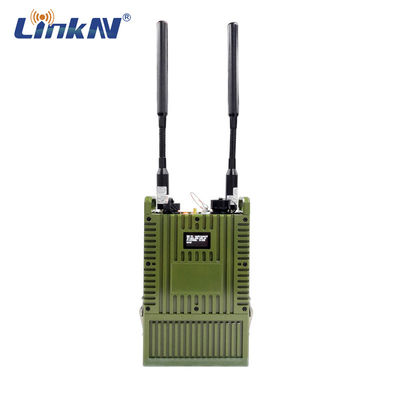 วิทยุตาข่าย IP66 ที่ทนทานรองรับ 4G GPS/BD PPT WiFi AES การเข้ารหัสด้วยแบตเตอรี่และไฟแสดงสถานะ LCD