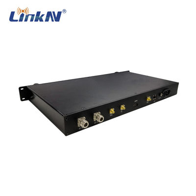 1U Rack Mount IP MESH วิทยุ 4W Power 4G Micro-SIM GPS/BD PPT WiFi AES256 การเข้ารหัสด้วยอินพุต HDMI