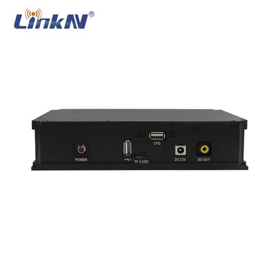 Wireless Analog NTSC PAL เครื่องส่งสัญญาณวิดีโอ COFDM QPSK การเข้ารหัส AES ความล่าช้าต่ำ 300-2700MHz