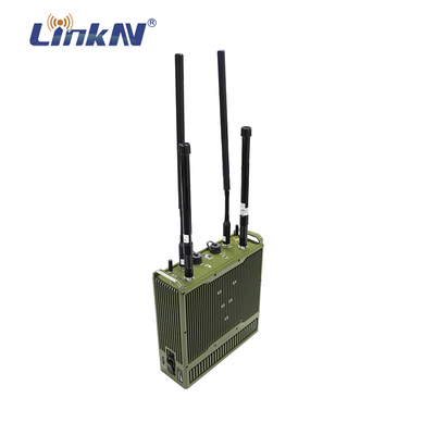 วิทยุตำรวจทหาร 10W MESH รวมการเข้ารหัสสถานีฐาน 10W LTE IP66 AES พร้อมแบตเตอรี่
