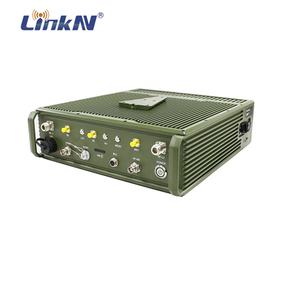 ทหาร Manpack IP Mesh Radio สถานีฐาน LTE 40dBm Power AES Enrytpion IP67
