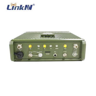 ทหาร Manpack IP Mesh Radio สถานีฐาน LTE 40dBm Power AES Enrytpion IP67