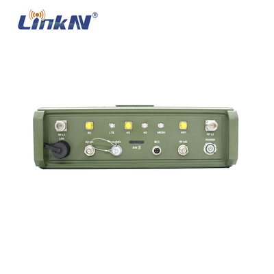 Manpack IP Mesh Radio สถานีฐาน LTE 40dBm Power IP67 AES Enrytpion DC 12V