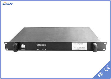 ตัวรับสัญญาณ COFDM ที่ติดตั้งในยานพาหนะทางทหารที่ทนทาน HDMI SDI ความปลอดภัยสูง AES256 Encrytpion เสาอากาศคู่ความล่าช้าต่ำ