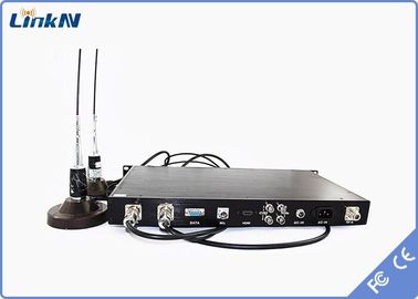 1U Rack Mount COFDM Video Receiver HDMI SDI CVBS (NTSC / PAL) เสาอากาศคู่