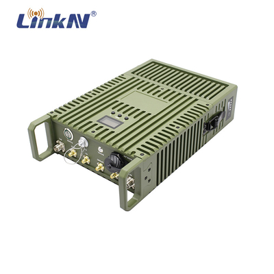 สถานีฐานวิทยุ IP MeSH ทางยุทธวิธี กำลังไฟ 40dBm AES256 พร้อมแบตเตอรี่