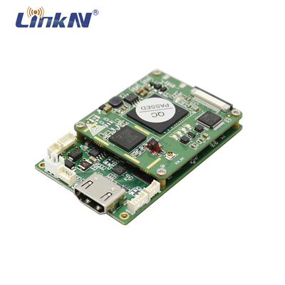 RF Video Link โมดูล OEM QPSK COFDM HDMI &amp; CVBS ความล่าช้าต่ำการเข้ารหัส AES256 ขนาดเล็กน้ำหนักเบา