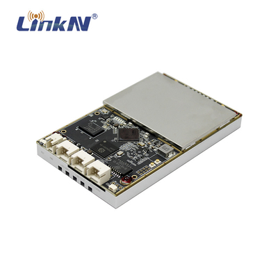 กำหนดเอง 350MHz 4GHz โมดูลวิทยุ MESH สำหรับตำรวจทหาร 4W AES256