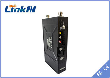 เครื่องส่งสัญญาณวิดีโอ COFDM ทางยุทธวิธีทางทหาร 2W กำลังขับ AES256 การเข้ารหัสแบนด์วิดท์ RF 2-8MHz