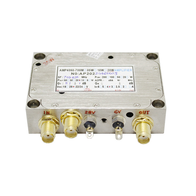 เครื่องขยายเสียง 43dBm Pa Cofdm สำหรับ Video Link Drone Uav 200 - 2700mhz 24 - 35vdc