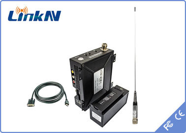 เครื่องส่งสัญญาณวิดีโอดิจิตอลทางยุทธวิธี COFDM FHD CVBS แบตเตอรี่ขับเคลื่อน 1-2km NLOS ความล่าช้าต่ำ