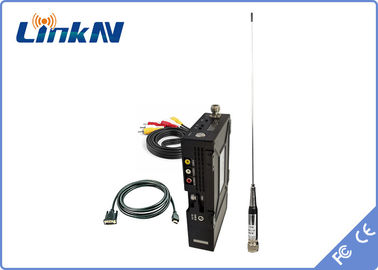 เครื่องส่งสัญญาณวิดีโอทางยุทธวิธีการปรับ COFDM การเข้ารหัส H.264 การเข้ารหัส HDMI และ CVBS ความปลอดภัยสูง AES256 การเข้ารหัส