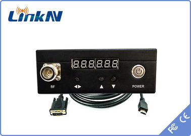LKAV1508 ตํารวจ ทหาร ทักษะ COFDM เครื่องส่งวิดีโอดิจิตอล AES256 การเข้ารหัส ความช้าต่ํา ระยะไกล