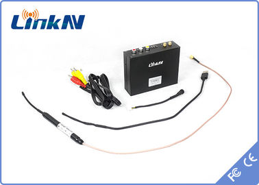 เครื่องส่งสัญญาณวิดีโอแบบพกพาสำหรับทหาร COFDM HDMI และ CVBS AES256 การเข้ารหัสอินเตอร์คอมแบบสองทาง