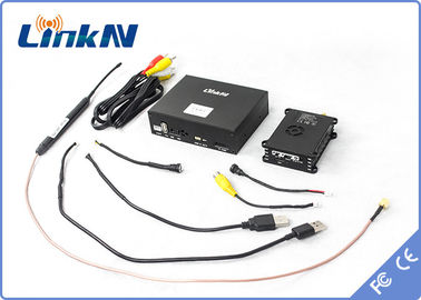 LKAV C654 Drone COFDM เครื่องส่งวิดีโอ DC12V สําหรับการสื่อสารโครงสร้างอุโมงค์