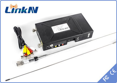 LKAV1506 ทหาร Manpack COFDM ระบบวีดีโอดิจิตอลไร้สาย FHD HDMI &amp; CVBS H.264 AES256 การเข้ารหัส