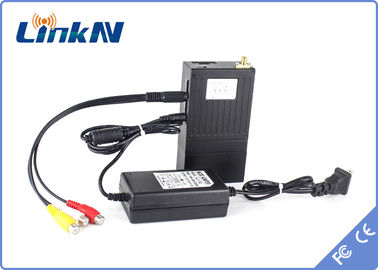 LKAV1519 การสืบสวนลับ เครื่องส่งวิดีโอลับ COFDM ความช้าต่ํา H.264 ความปลอดภัยสูง AES256 การเข้ารหัส 200-2700MHz