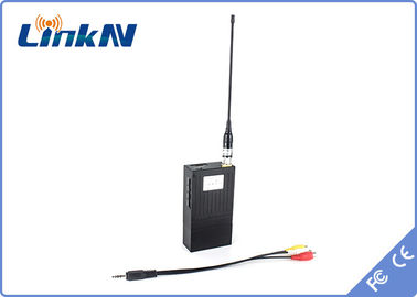 LKAV1519 การสืบสวนลับ เครื่องส่งวิดีโอลับ COFDM ความช้าต่ํา H.264 ความปลอดภัยสูง AES256 การเข้ารหัส 200-2700MHz