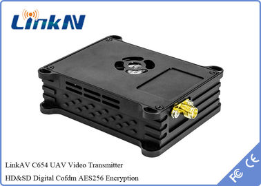 LKAV1614 1W เครื่องส่งวิดีโอไร้สาย COFDM HD UAV DRONE