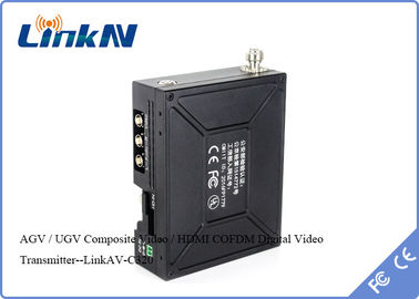 UGV COFDM Video Transmitter 2W Power Output HDMI CVBS Low Latency AES256 Encryption 3-32Mbps