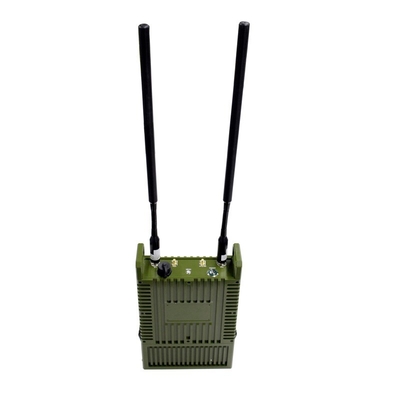 ยุทธวิธีทางทหาร IP66 MESH Radio Multi Hop 82Mbps การเข้ารหัส AES MIMO พร้อมแบตเตอรี่