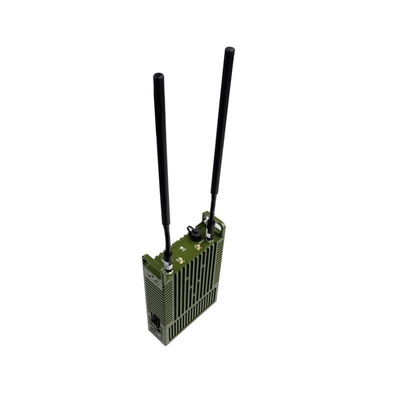ยุทธวิธีทางทหาร IP66 MESH Radio Multi Hop 82Mbps การเข้ารหัส AES MIMO พร้อมแบตเตอรี่