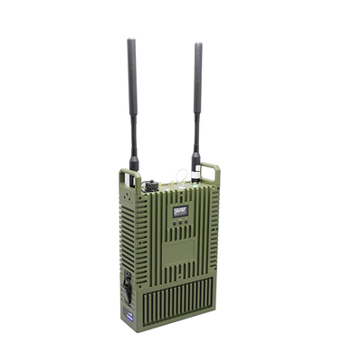 COFDM IP MeSH Radio 40dBm กำลังไฟ 82Mbps Multi Hop AES256 การเข้ารหัสเวลาแฝงต่ำ