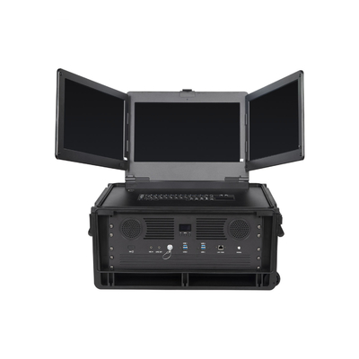 สถานีบัญชาการสามจอ 43dBm MANET FHSS IP Mesh Radio