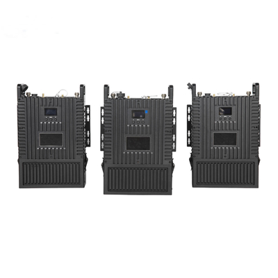 อุปกรณ์รัดแรง IP67 MESH Manpack Radio อุปกรณ์สัมผัสด้วย GPS BD ความถี่กระโดด การเลือกความถี่ที่ฉลาด