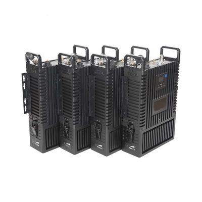 อุปกรณ์รัดแรง IP67 MESH Manpack Radio อุปกรณ์สัมผัสด้วย GPS BD ความถี่กระโดด การเลือกความถี่ที่ฉลาด