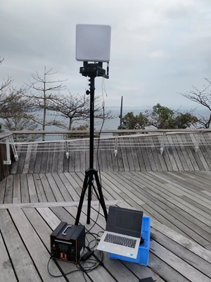 800MHz/1.4GHz/2.4GHz ความถี่การเชื่อมต่อข้อมูลด้วย 360° การหมุนแนวราบ ระยะ 30KM