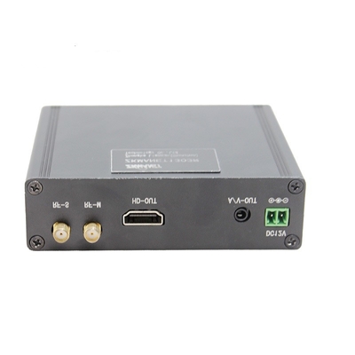 COFDM เครื่องรับ Drone โปรแกรม USB ด้วยระดับการออก 30dBm และระยะการเข้า DC 12V