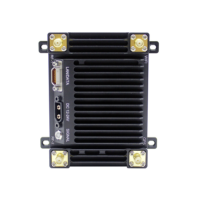 ระยะยาว มินิ UAV Video Data Link FHSS MANET AES256 ความรู้สึกในการรับ -100dBm 2.5MHz ความกว้างแบนด์ 2.5 / 5.0 / 10.0 / 20.0MHz