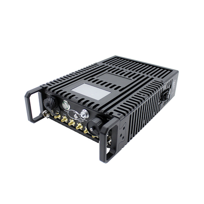 FHSS Manpack สถานีฐานวิทยุ MANET 43dBm AES256 แบตเตอรี่