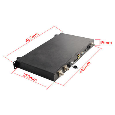COFDM Video Receiver Rack Mount ความปลอดภัยสูง AES256 300-2700MHz