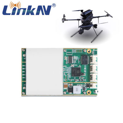 LKAV6306 15KM UAV ทหาร โมดูลการเชื่อมต่อข้อมูล 4W พลังงาน AES256 การเข้ารหัส