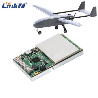 LKAV6306 15km โมดูล IP ทหาร 4W พลังงาน 350MHz-4GHz UAV