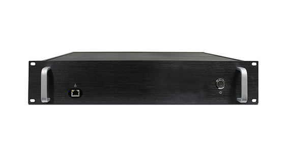 เครื่องส่งสัญญาณวิดีโอ COFDM แบบติดตั้งบนแร็ค 2U กำลังสูง 43dBm อินพุต HDMI / SDI CVBS 300-2700MHz