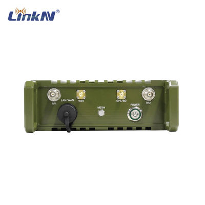 ทหารยุทธวิธี IP66 MESH วิทยุ Multi-hop 82Mbps MIMO 40dBm High Power AES Enrcyption พร้อมแบตเตอรี่
