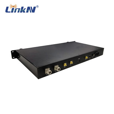 LKAV3307 1U Rack Mount IP MESH Relay 4W MIMO ข้อมูลวิดีโอ 4G GPS/BD PPT WiFi การเข้ารหัส AES256