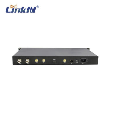 LKAV3307 การสื่อสารไร้สายทหาร 1U Rack Mount 4W MIMO FHSS กลางแจ้ง