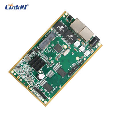 ยุทธวิธี MESH วิทยุ OEM โมดูล 2.4GHz 1W MIMO AES256 การเข้ารหัส 96Mbps ขนาดเล็กน้ำหนักเบา