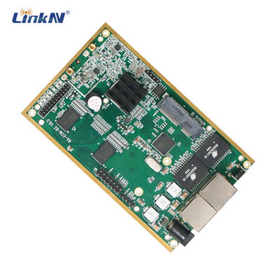ตำรวจทหาร MESH Radio โมดูล OEM 2.4GHz 1W MIMO AES256 การเข้ารหัส -40 ℃ ~ + 65 ℃