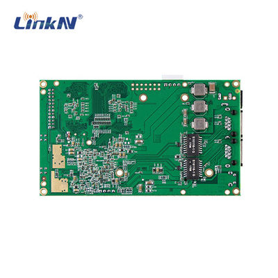 ยุทธวิธี IP MESH Radio โมดูล OEM 5GHz 1W MIMO AES การเข้ารหัส 96Mbps 10 Hops 50 Nodes